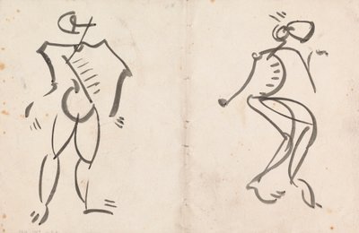 Five Studies for a Sculpture by Henri Gaudier Brzeska