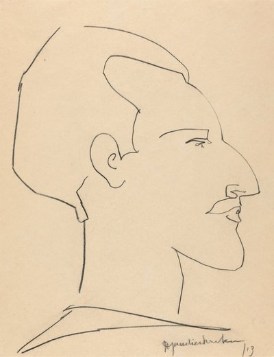 Horace Brodsky by Henri Gaudier Brzeska