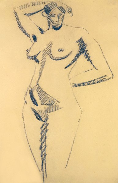 Sculptural Female Nude by Henri Gaudier Brzeska