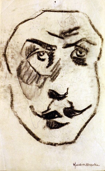Sculptural Head of Brodzky by Henri Gaudier Brzeska