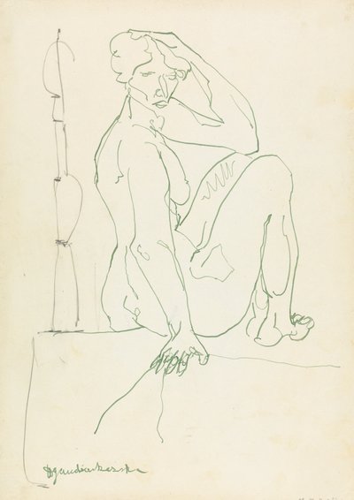 Seated Female Figure by Henri Gaudier Brzeska