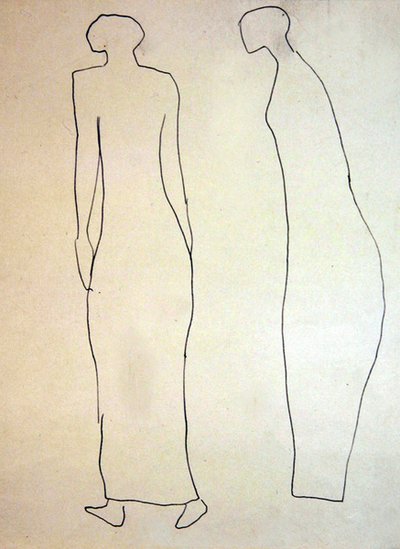 Silhouettes (Promenaders) by Henri Gaudier Brzeska
