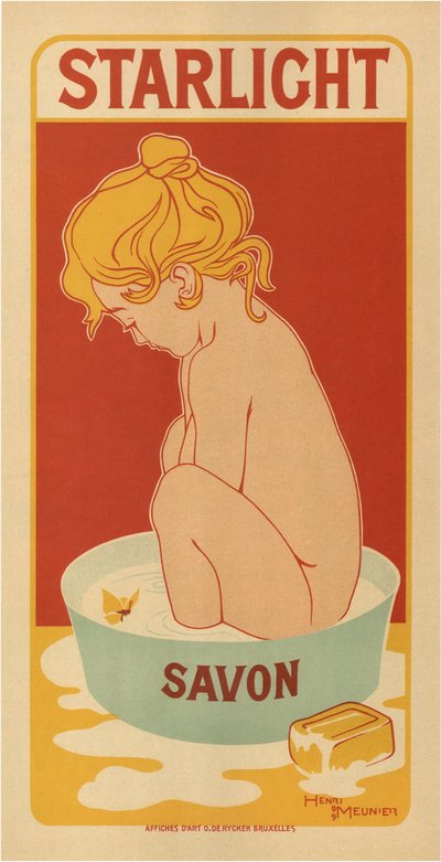 Starlight Savon, 1899 by Henri Georges Meunier