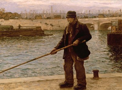 On the Banks of the Seine by Henri Guinier