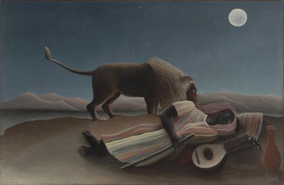 The Sleeping Gypsy by Henri J.F. Rousseau