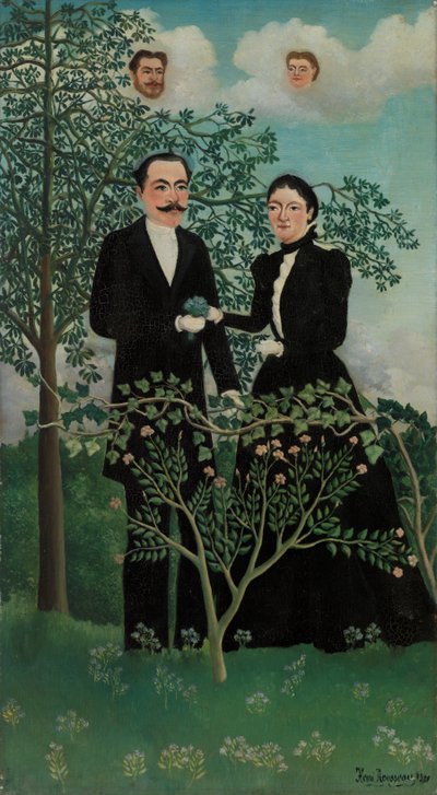 Past and Present, 1899 by Henri J.F. 1844 1910 Rousseau