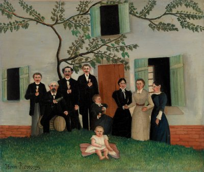 The Family by Henri J.F. 1844 1910 Rousseau