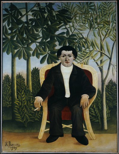 Portrait of Joseph Brummer by Henri J.F. Rousseau