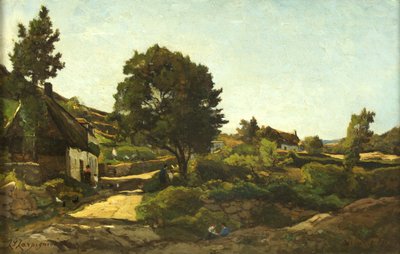 Avallon by Henri Joseph Harpignies