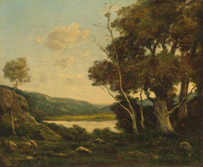 Landscape by Henri Joseph Harpignies