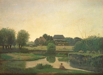 The Pond by Henri Joseph Harpignies