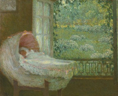 The Cradle by Henri Le Sidaner