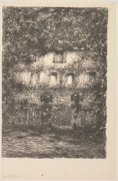 The House in Moonlight by Henri Le Sidaner