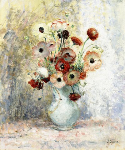 Bouquet of Anemones by Henri Lebasque