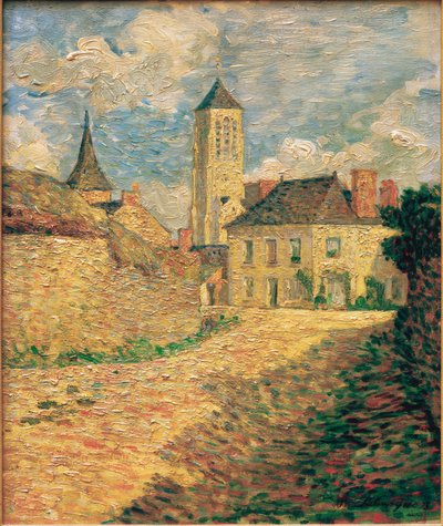 The Village of Champigné, Maine-et-Loire by Henri Lebasque