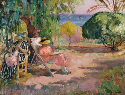 Women Sewing by Henri Lebasque