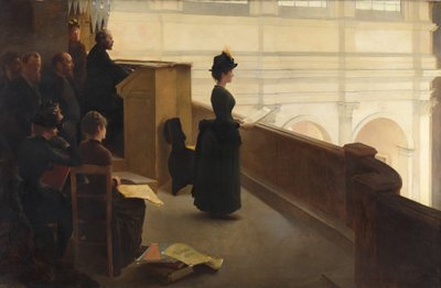 The Organ Rehearsal by Henri Lerolle