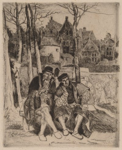 Faust and Wagner by Henri Leys
