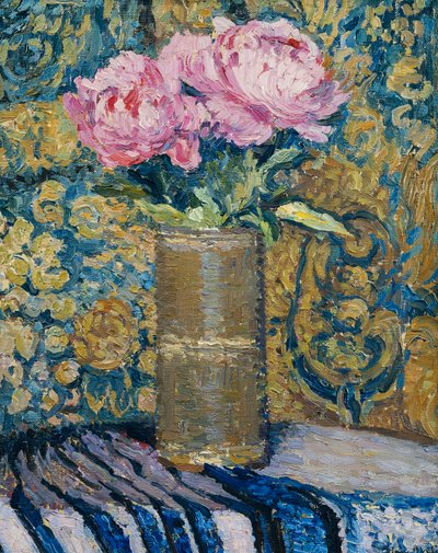 Bouquet of Peonies by Henri Martin