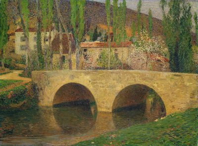 Hamlet by the Bridge by Henri Martin