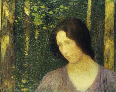 Head of a Woman by Henri Martin