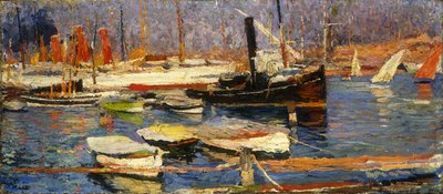 The Port of Marseille by Henri Martin