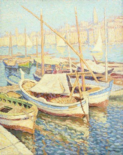 Port of Marseilles by Henri Martin