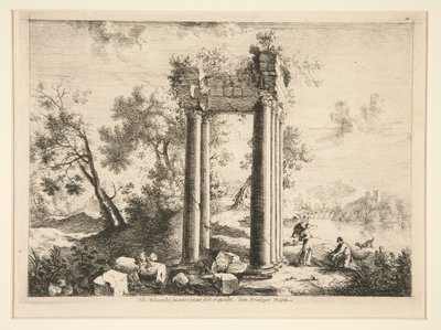 Landscape with Tobias and the Angel by Henri Mauperche
