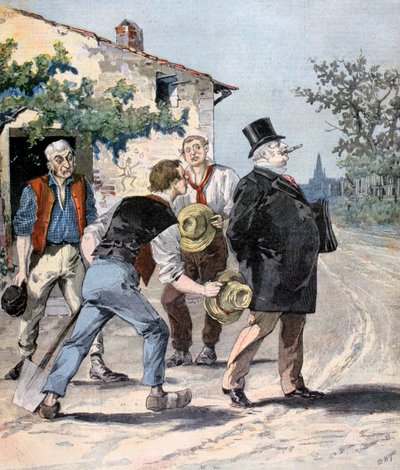 After the Election, 1893 by Henri Meyer