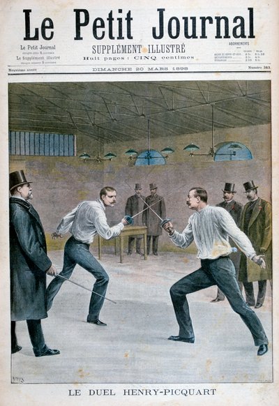 Henry-Picquart Duel, 1898 by Henri Meyer