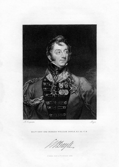 Sir Charles William Doyle, British General by Henri Meyer
