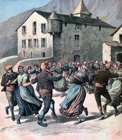 The Farandole, Andorra by Henri Meyer