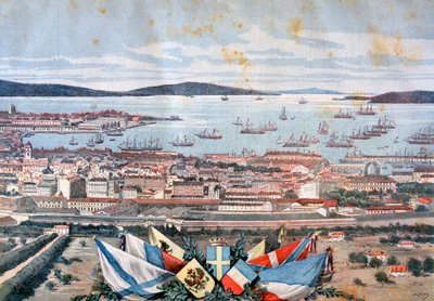 The port of Toulon, 1893 by Henri Meyer