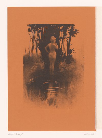 Bathing Woman in Nature by Henri Patrice Dillon