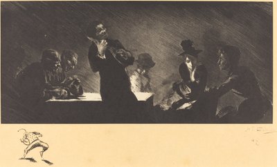 The Mandolin Player by Henri Patrice Dillon