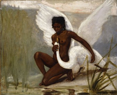 Leda and the Swan by Henri Paul Motte