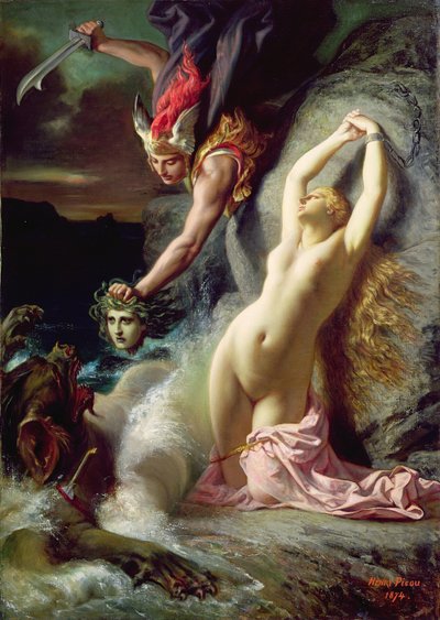 Andromeda Chained to the Rock by Henri Pierre Picou