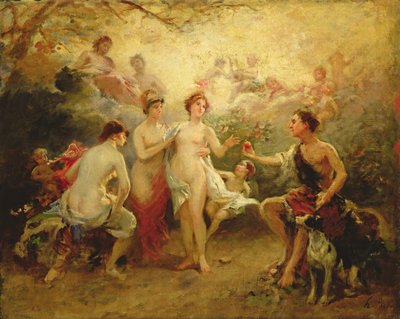 The Judgement of Paris by Henri Pierre Picou