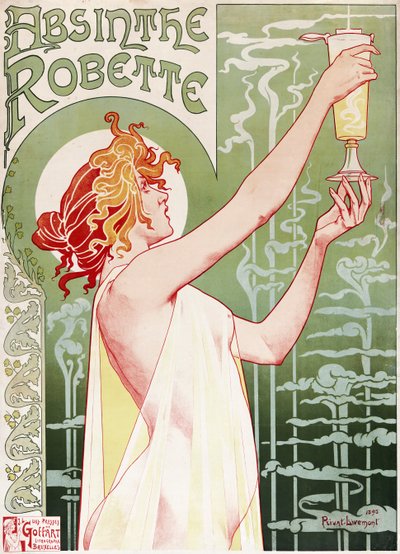 Absinthe Robette Poster by Henri Henri Antoine Théodore Livemont