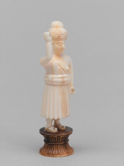 Black pawn, chess piece, India, c.1820 by Henri Renaud