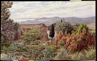 Landscape. Drawing by Henri Riviere by Henri Rivière