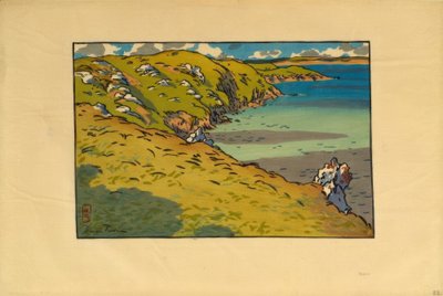 Bay of La Fresnaye (Saint-Cast) by Henri Rivière