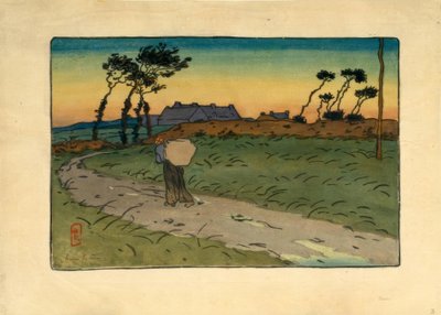 Farm of the Garde-Guérin (Saint-Briac) by Henri Rivière