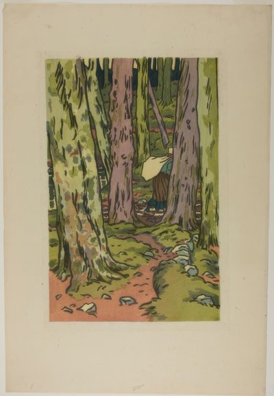 Laundry Under Trees at Loguivy by Henri Rivière