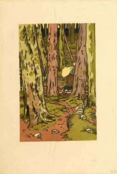 Woodland Washhouse in Loguivy by Henri Rivière