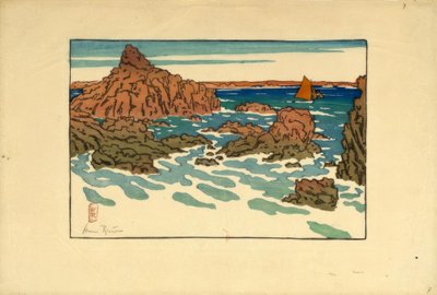 The Steps (Saint-Briac) by Henri Rivière