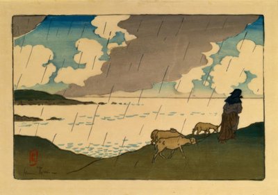 A Squall (Saint-Briac) by Henri Rivière