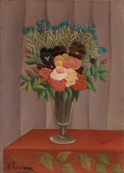 Bouquet of Flowers by Henri Rousseau