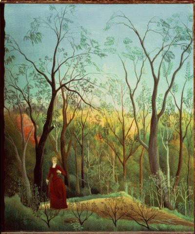 The Walk in the Forest by Henri Rousseau
