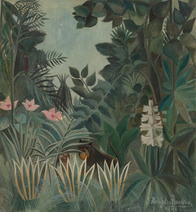 The Equatorial Jungle, 1909 by Henri Rousseau